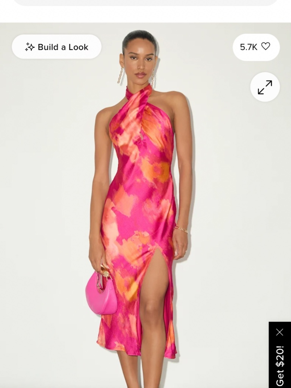 Lulus Beyond Classy Pink Multi Abstract - Picture 5 of 5
